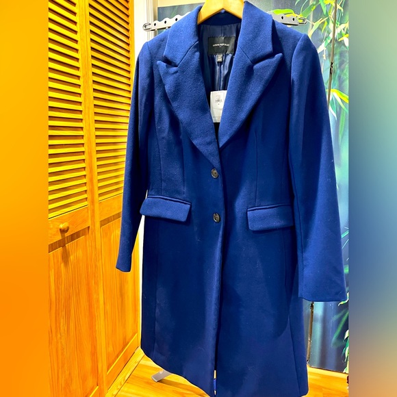 Banana Republic Factory Jackets & Blazers - Banana Republic factory navy blue pea coat , long , XS